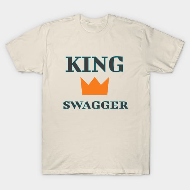 KING SWAGGER WITH CROWN T-Shirt by Jled